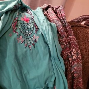 Girls 10-12 2 piece leggings and shirt